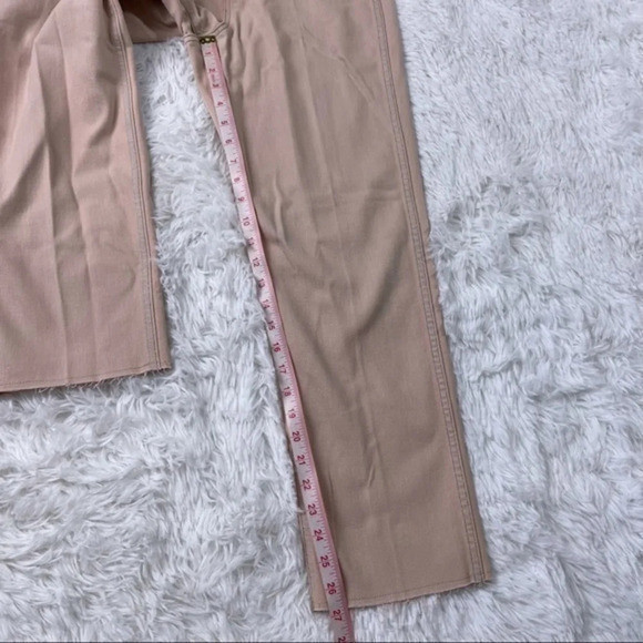 New J Crew Classic Straight Leg Jeans High Rise Overdyed Pink - Picture 7 of 11